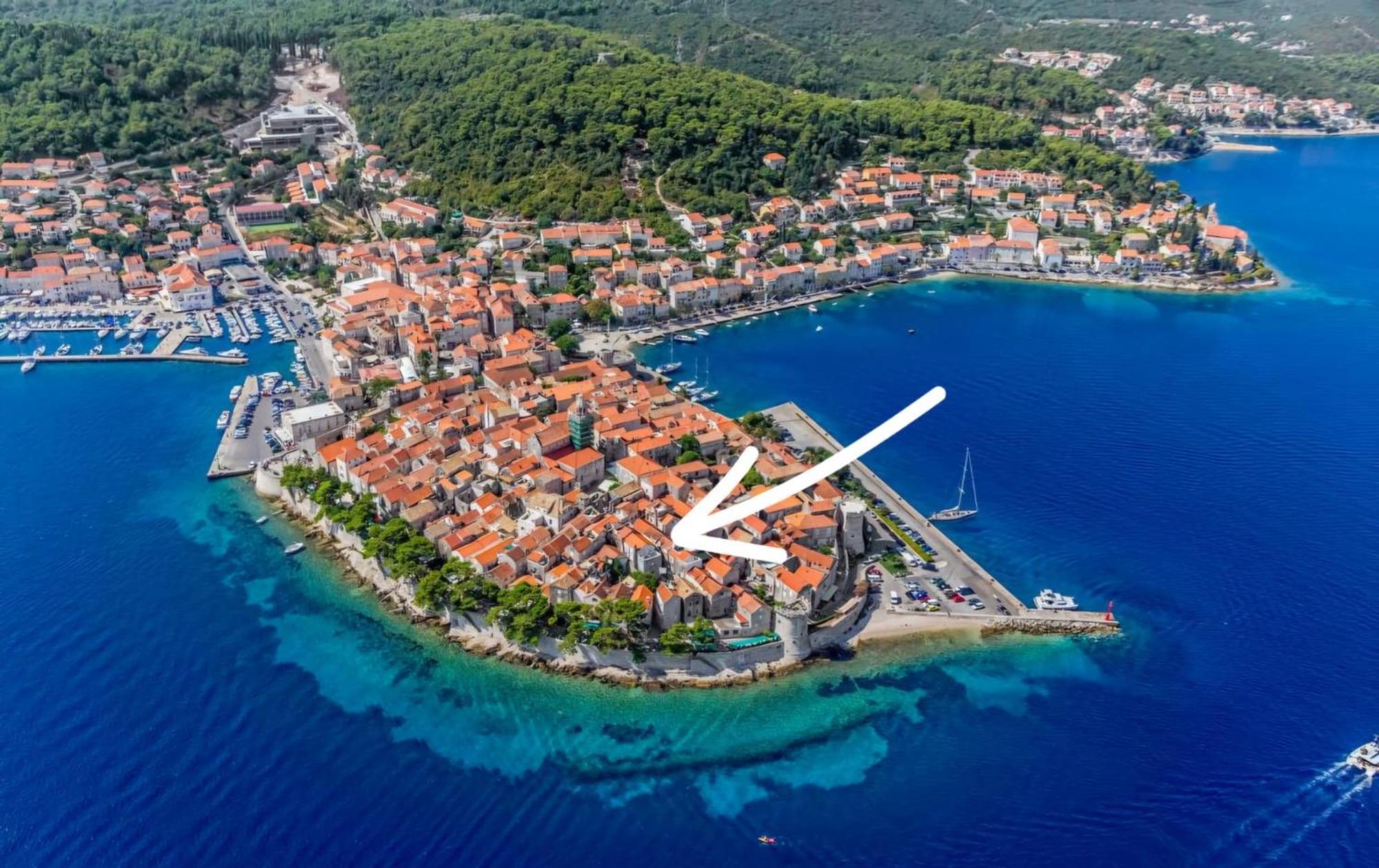Apartment Kanavelic In Old Town Korcula Luaran gambar